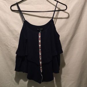 Mason + Mackenzie, navy tank top size